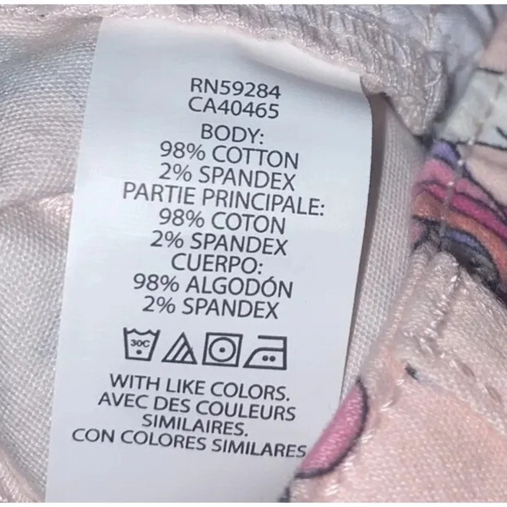 The Childrens‎ Place Pink Colorful Unicorn Shorts Youth Girls sz 10